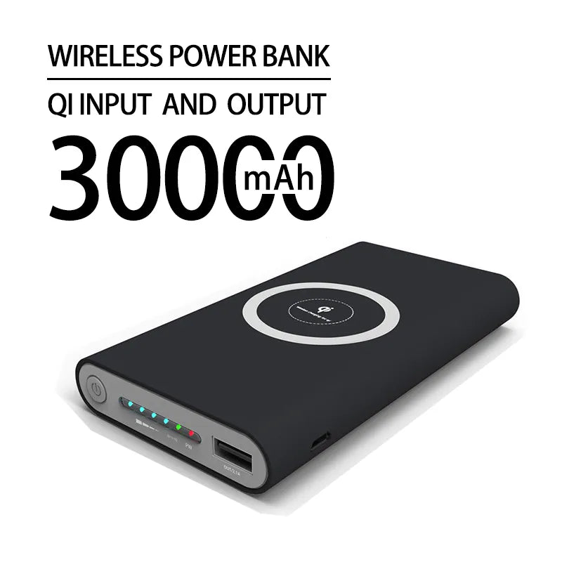 Wireless Power Bank 100,000mAh | Super Fast Charging | Portable Type-C  Charger for iPhone and Android